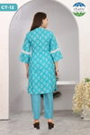Sindhuja By Chansi Trendz Cotton Blend Kurti With Bottom Online Wholesale